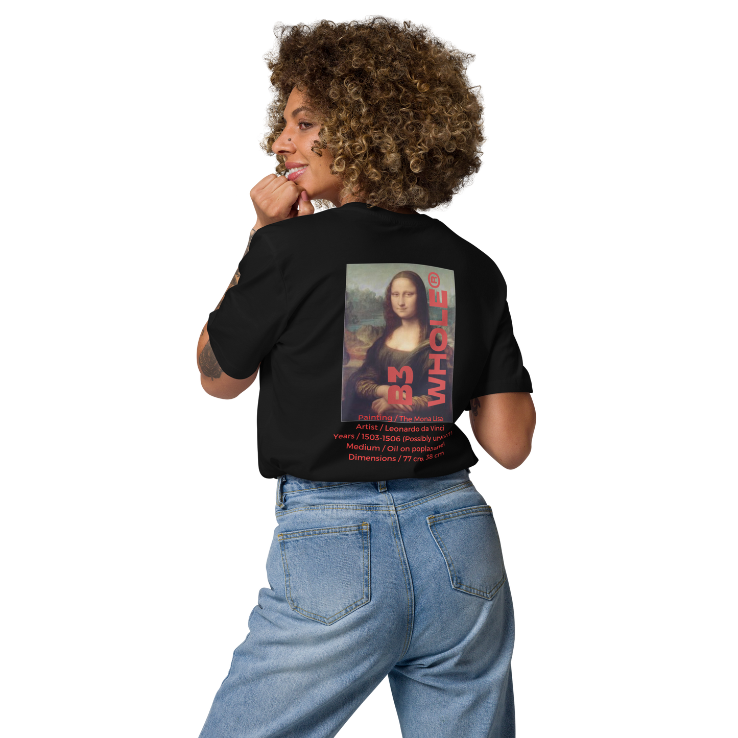 B3Whole Mona Lisa Edit t-shirt